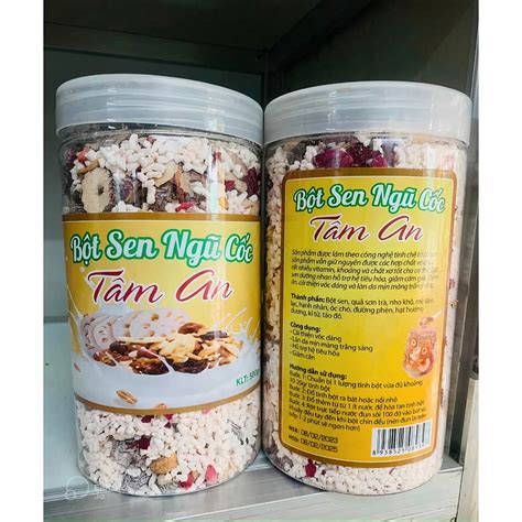 [COMBO 2]🍀🌺Bột Củ Sen Ngũ Cốc [Nhiều Hạt] Dinh Dưỡng Healthy Tâm An ...