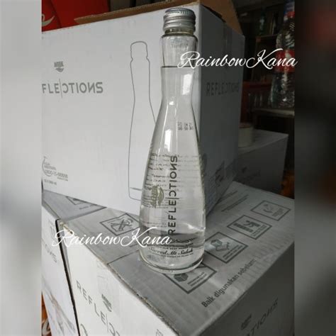 Jual Aqua Reflections Mineral Water Ml Aqua Botol Beling Kaca Air