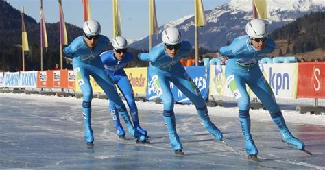 Elf Städte Tour Tausende Holländische Eisläufer am Weißensee krone at