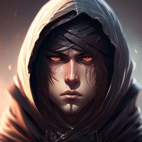 Tight Locust468 Badass Boy Assassin In Hooded Cloak