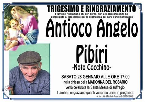 Funerali E Annunci Funebri A Villacidro Antioco Angelo Pibiri Funer24