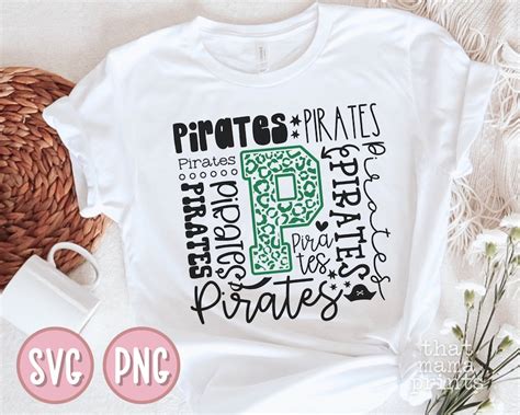 Pirates SVG PNG Pirates Typography Svg Pirates Cheer Svg Etsy