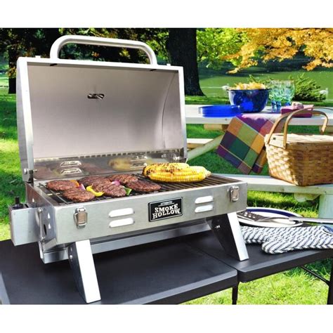 Smoke Hollow Stainless Steel 1 Burner Gas Grill In The Gas Grills Department At