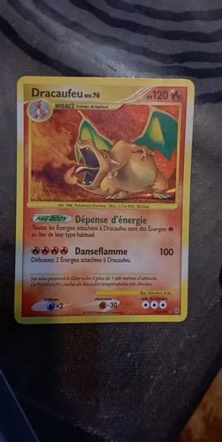 CARTE POKÉMON DRACAUFEU 103 100 D P Tempête Secrète Rare Holo EUR 20