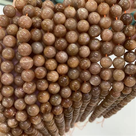 Natural Fiery Sunstone Round Beads Golden Sunstone Quartz Beads Round