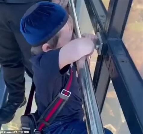 TikTok star Hasbulla Magomedov, 19, attempts to conquer his fear of heights at Melbourne Skydeck ...