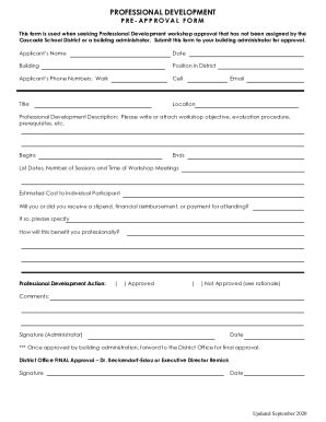 Fillable Online Pre Approval Form To Be Submitted Prior To Engaging In