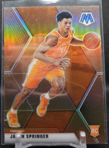 Chronicles Mosaic Draft Picks Jaden Springer Rookie Rc Bronze