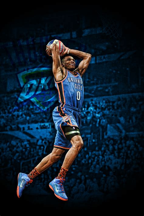 Russell Westbrook Dunking Wallpaper Hd Wallpapersafari