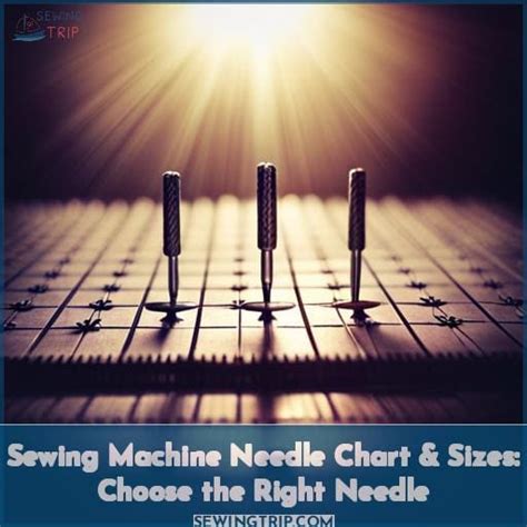 Sewing Machine Needle Chart & Sizes: Choose the Right Needle