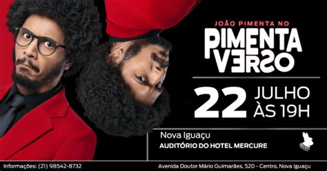 Jo O Pimenta Em Nova Igua U Rj De Julho S Bado Em Nova Igua U