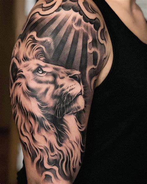 Art Posts Tagged Liontattoo Lion Shoulder Tattoo Cool Arm Tattoos