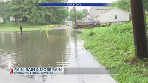 Flooding Closes Roads In Waverly More Rain Expected