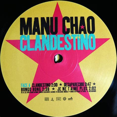 Manu Chao Clandestino 2LP+BONUS CD - VinylVinyl