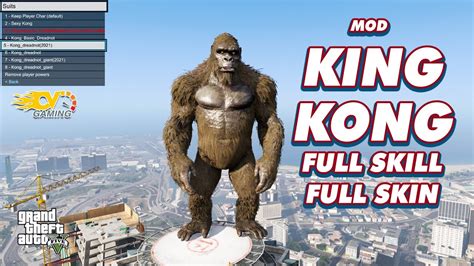 GTA 5 Hướng dẫn Mod King Kong Full Skill Full Skin YouTube