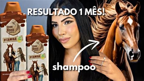 Como Fazer O Cabelo Crescer Usando Shampoo De Cavalo Resultado De