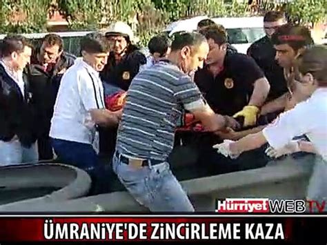 ÜMRANİYE DE 4 ARAÇ BİRBİRİNE GİRDİ Dailymotion Video