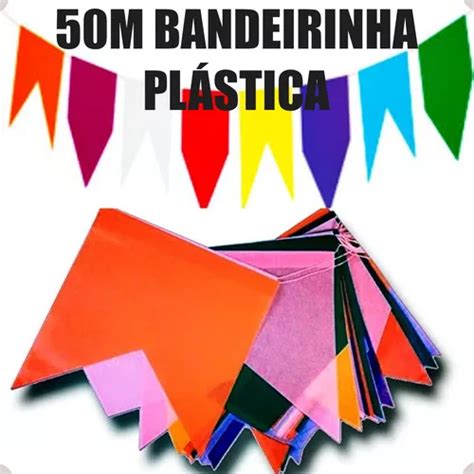 Bandeira Festa Junina Grande Plastica Bandeir O Metros Mercadolivre