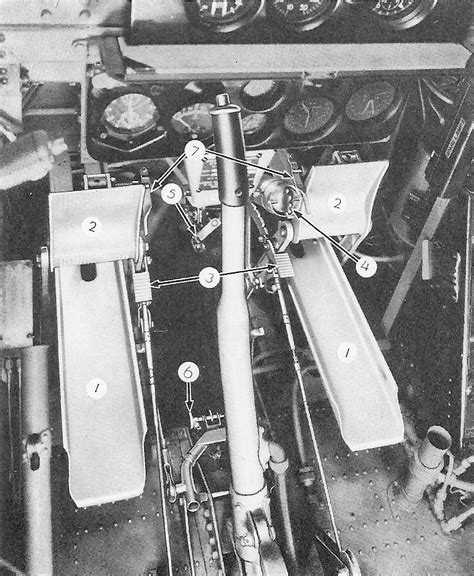 Douglas SBD Dauntless Cockpit Diagram