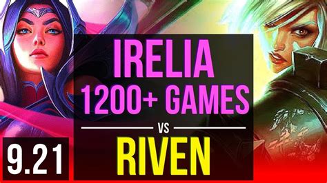 Irelia Vs Riven Top Defeat 2 2m Mastery Points 1200 Games Br