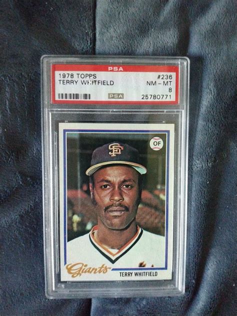 1978 Topps Terry Whitfield 236 PSA 8 NM MT EBay