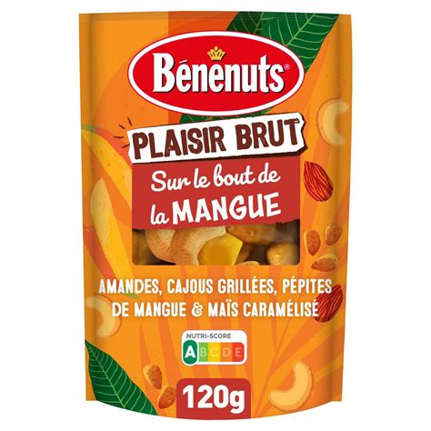 Benenuts Plaisir Brut Amandes Cajous Grill Es P Pites De Mangue Et Ma S