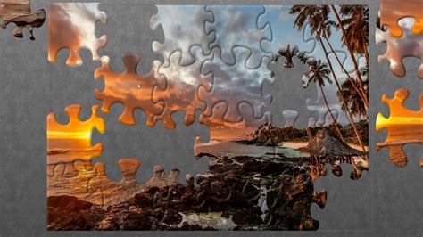 Jigsaw Puzzle Sunset 199 Youtube