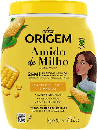 Origem Creme De Tratamento Em Hidrata O Amido De Milho Kg Compre