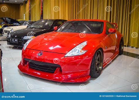 Modified Red Nissan 370Z or Nissan Fairlady Z Z34 in JDM Fest 2024 Editorial Image - Image of ...