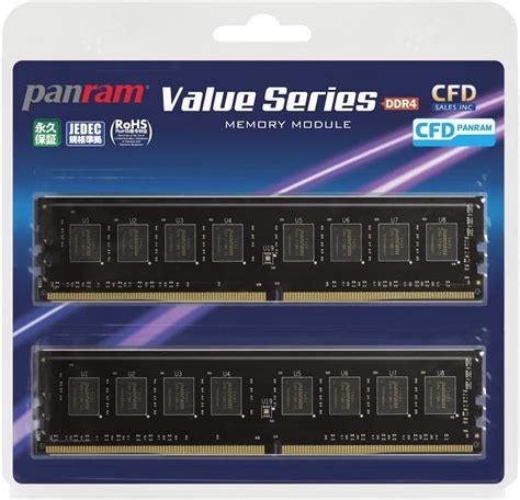 Amazon Cfd販売 デスクトップpc用メモリ Pc4 17000ddr4 2133 8gb×2枚 288pin Dimm 無