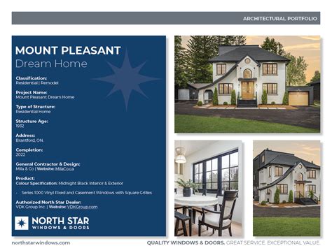 Residential Architectural Portfolio - North Star Windows