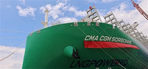 CMA CGM Unveils Final LNG Powered 23 000TEU Ship Container News