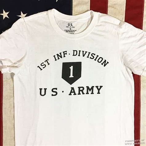 1st Infantry Pt Shirt Us Army Wwii Reproduction Wwii Soldier