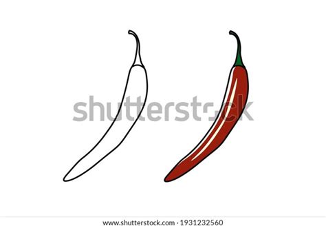 Red Hot Chili Pepper Vactor Icon Stock Vector Royalty Free Shutterstock