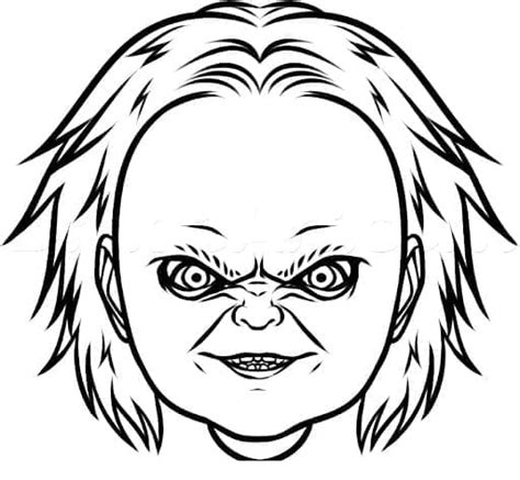 Desenhos De Cara De Chucky Para Colorir E Imprimir ColorirOnline