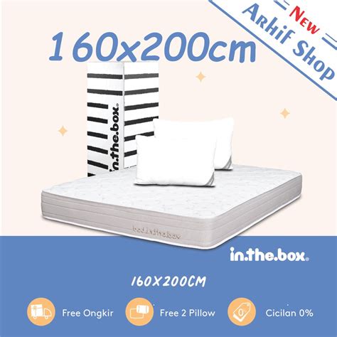 Jual Spring Bed Kasur In The Box Inthebox X Queen Shopee