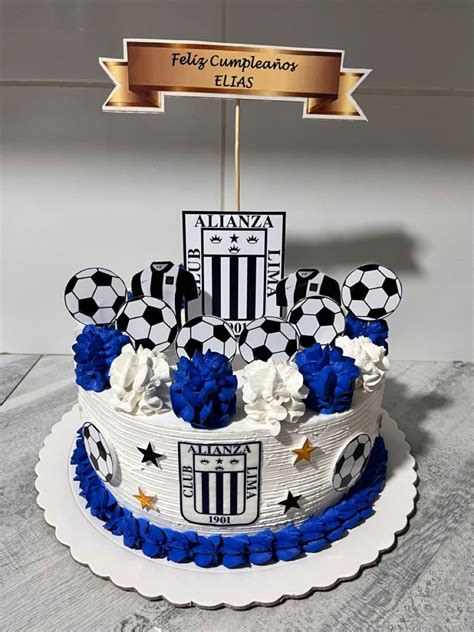 Torta De Alianza Lima Torta Alianza Lima Tortas Con Chantilly