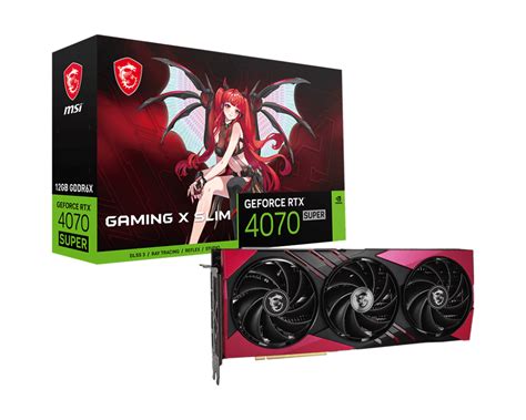 MSI GeForce RTX 4070 SUPER 12G GAMING X SLIM MLG