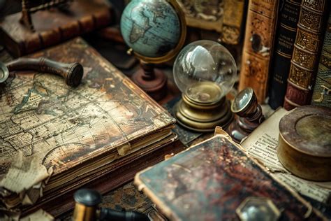 Premium Photo | A treasure trove of artifacts in a forgotten attic ...