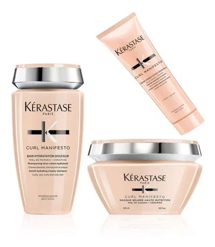 Kérastase Kit Shampoo Condicionador E Máscara Curl Manifesto