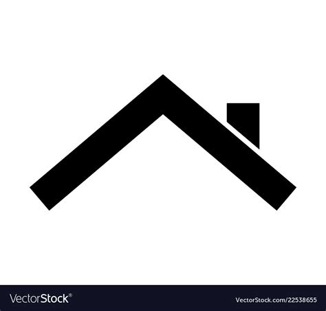 Roof icon Royalty Free Vector Image - VectorStock