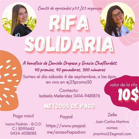 Jotao On Twitter Participa En La Rifa Solidaria Est N Realizando