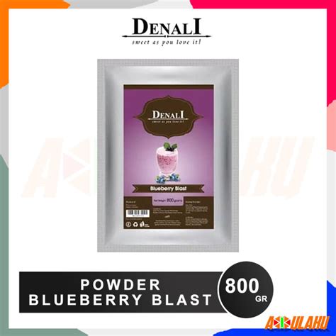 Denali Frappe Powder Blueberry Blast Powder Minuman Bubuk Rasa