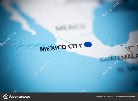 Mexico City Mexico Map — Stock Photo © aliceinwonderland2020 #460692312