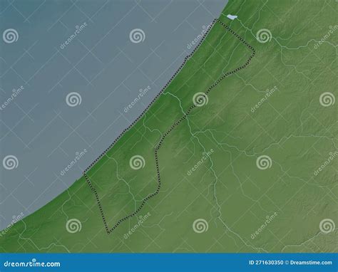 Palestina Di Striscia Di Gaza. Wiki. Nessuna Leggenda Illustrazione di ...