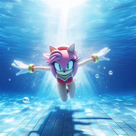 Amy Rose Swimsuit Diving 3 By Bludinimax On Deviantart