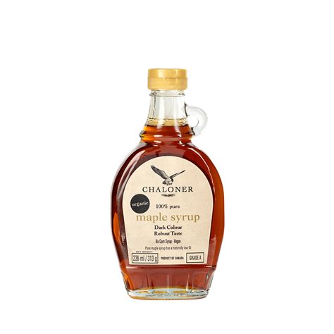 Chaloner Organic Maple Syrup 236ml Chaloner Artisanal Mountain