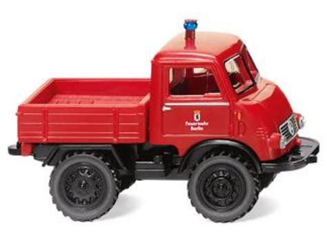 Feuerwehr Unimog U 401 Berliner Feuerwehr Wiking Modellbau 036804