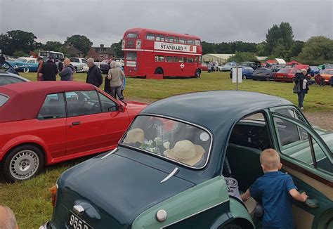 East Midlands Classic Vehicle Club Holds Event At Whisby Garden Centre