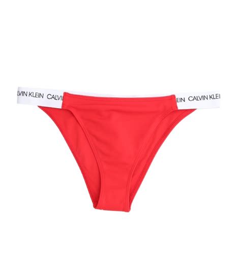 Buy Calvin Klein Polyamide Bikini Swim Red In Red 6thStreet Qatar